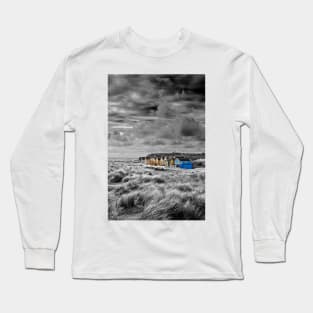 Hengistbury Head Beach Huts Bournemouth Dorset UK Long Sleeve T-Shirt